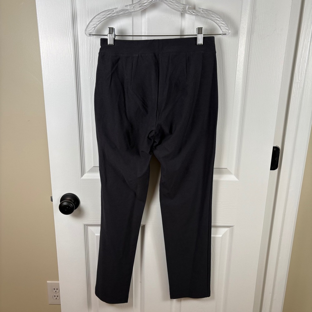 NWT Eileen Fisher Slim Ankle Pant XXS Graphite Washable Stretch Crepe Minimalist - Picture 5 of 7
